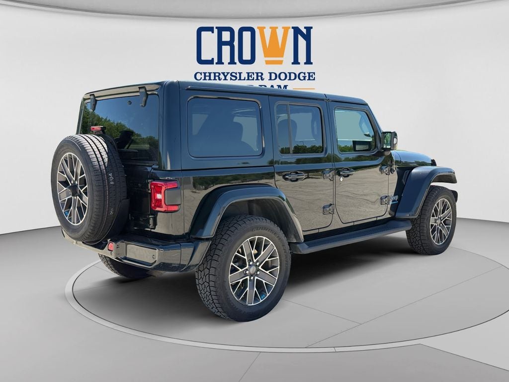 2023 Jeep Wrangler — rear three-quarter view