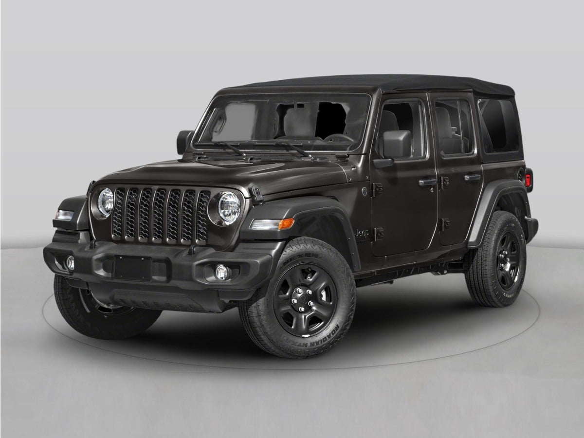 2026 Jeep Wrangler 85th Anniversary Edition in Black Clearcoat — front three-quarter view