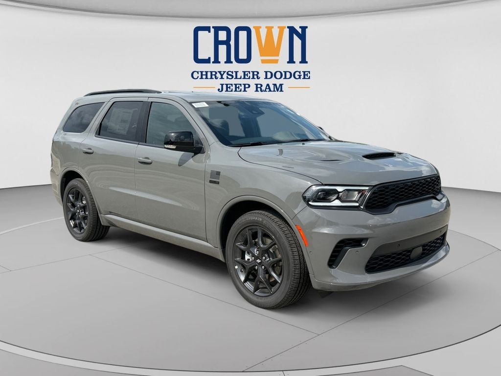 2026 Dodge Durango GT Plus in Destroyer Gray Clearcoat — front three-quarter view