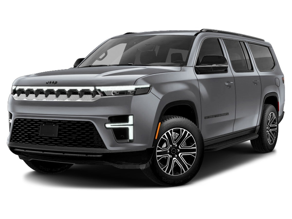 2026 Jeep Grand Wagoneer 4x4 in High Gloss Black — front three-quarter view
