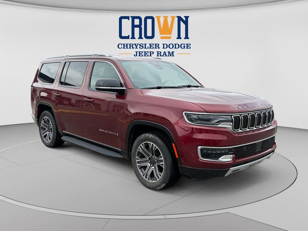 2024 Jeep Wagoneer Series II in Velvet Red Pearlcoat — front three-quarter view