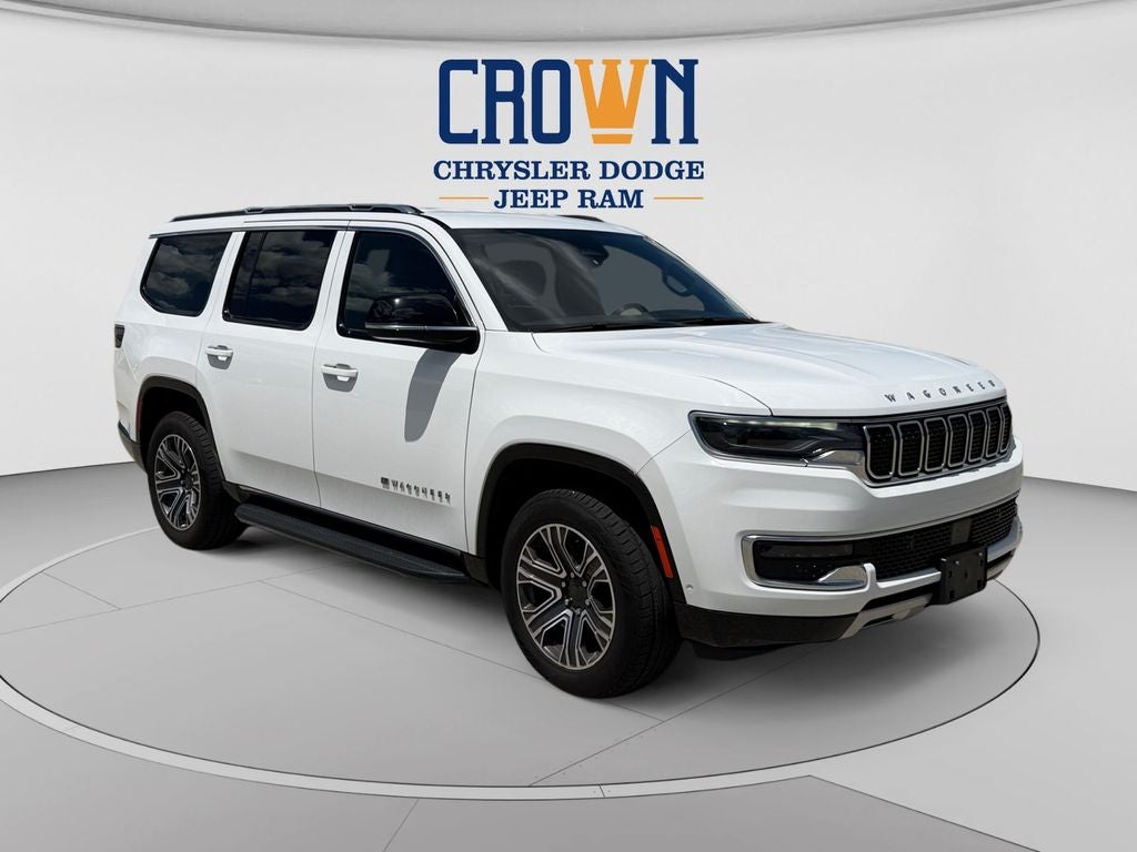 2024 Jeep Wagoneer Series II in Bright White Clearcoat — front three-quarter view