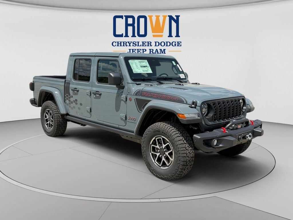 2026 Jeep Gladiator Shadow Ops in Anvil Clearcoat — front three-quarter view
