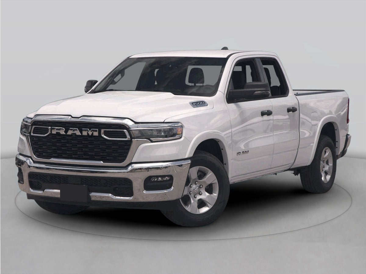 2026 RAM 1500 Big Horn/Lone Star in Hydro Blue Pearlcoat — front three-quarter view