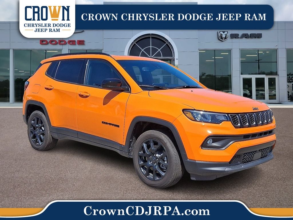 2026 Jeep Compass Latitude in Joose — front three-quarter view