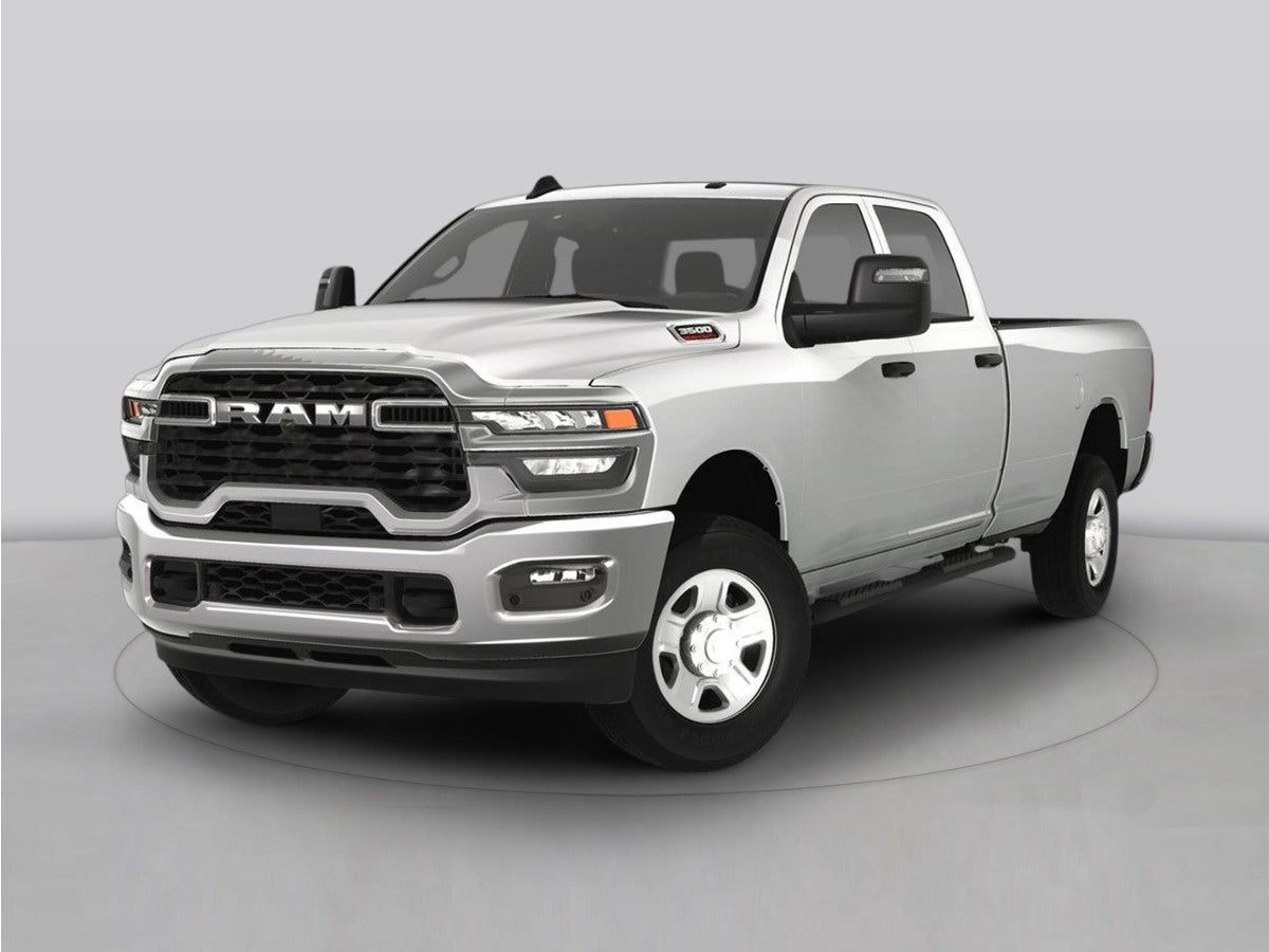 2026 RAM 3500 Big Horn in Diamond Black Crystal Pearlcoat — front three-quarter view