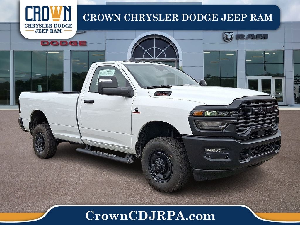 2025 RAM 2500 Tradesman in Bright White Clearcoat — front three-quarter view