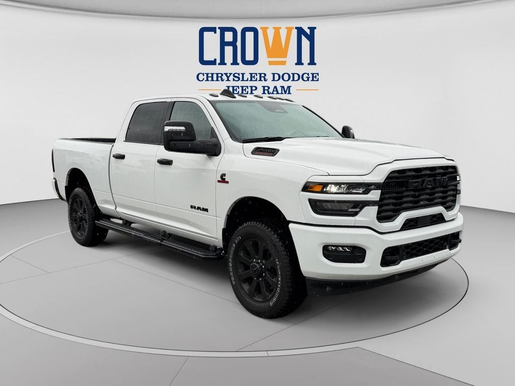 2026 RAM 2500 Big Horn in Bright White Clearcoat — front three-quarter view