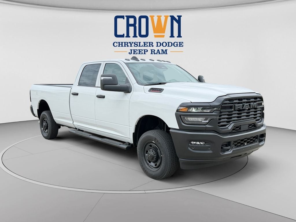 2026 RAM 2500 Tradesman in Bright White Clearcoat — front three-quarter view