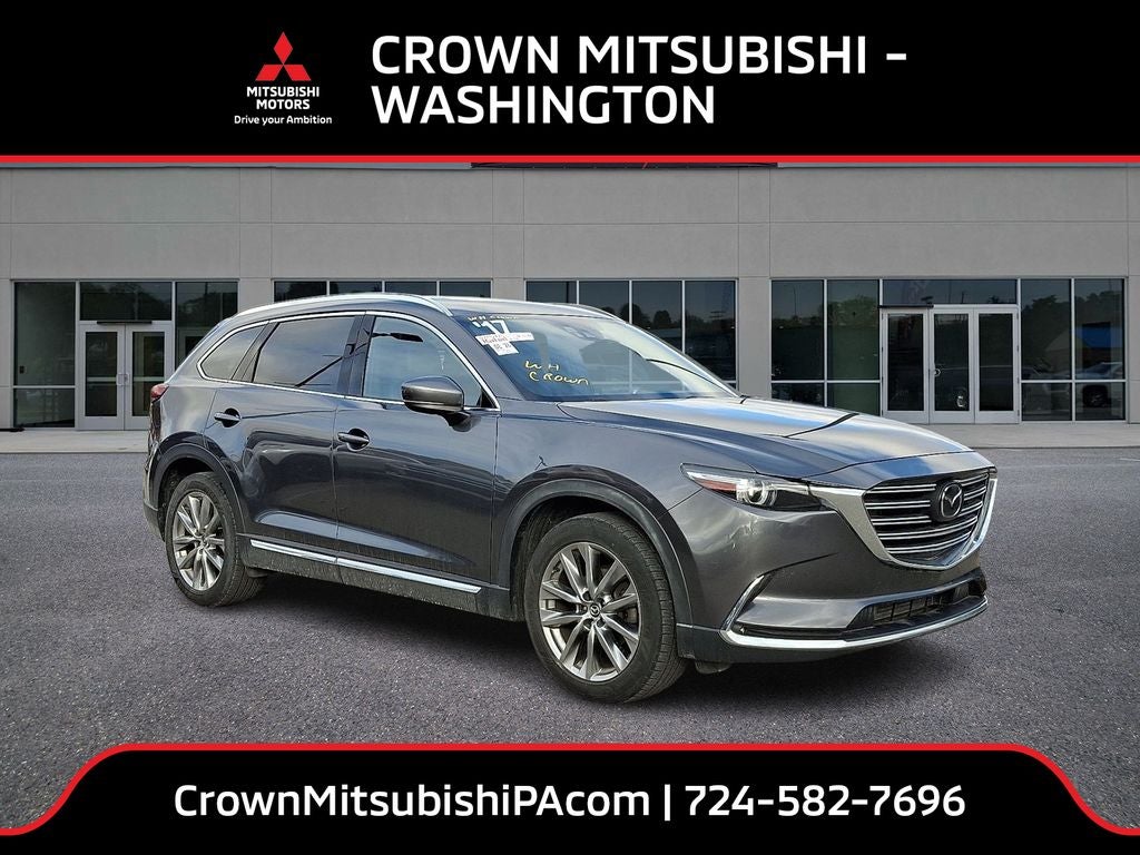 2017 Mazda Mazda CX-9 Grand Touring in Machine Gray Metallic — front three-quarter view